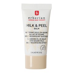 Milk & Peel Balm - Cleansing Oil-in-Balm with Sesam milk resurfacing effect, ERBORIAN