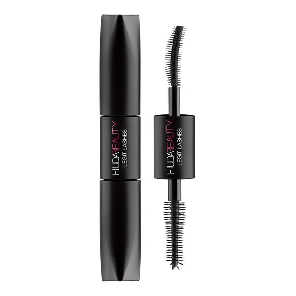 LEGIT LASHES Double-Ended Volumizing and Lengthening Mascara, HUDA BEAUTY