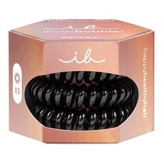 Original Premium True Black Hair Scrunchies, INVISIBOBBLE