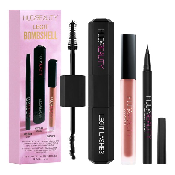 Legit Bombshell Makeup set, Huda Beauty