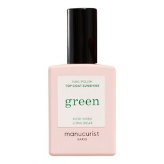 Green Sunshine Top Coat 15ml, MANUCURIST
