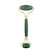 Green quartz facial roller