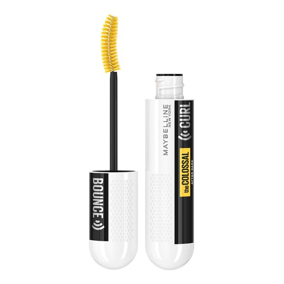 Colossal Curl Bounce Mascara After Dark, έντονος όγκος και μαύρο χρώμα, MAYBELLINE