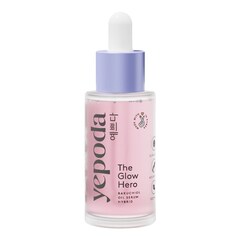 The Glow Hero – Υβριδικός ορός/λάδι με βακουχιόλη, YEPODA
