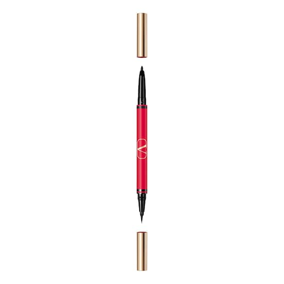 Twin Liner - Liquid liner and colored pencil duo, 16-hour hold, VALENTINO MAKE UP