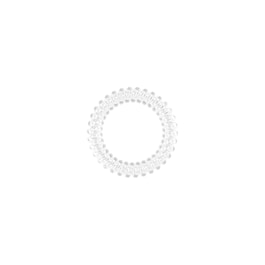 Slim Premium Crystal Clear Hair Scrunchies