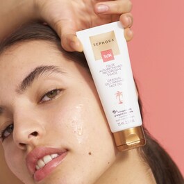 Golden glow self-tanning face gel