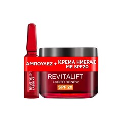 Ολοκληρωμένη ρουτίνα περιποίησης REVITALIFT LASER. Αμπούλες με 10% γλυκολικό οξύ, L'OREAL PARIS