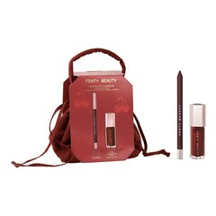 Chocolate Cherriez - Σετ με 2 Απαραίτητα για τα Χείλη + Θήκη, Fenty Beauty