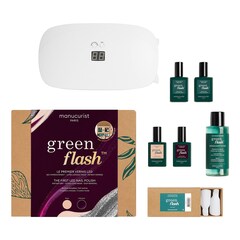 GREEN FLASH GIFT SET BEIGE AUBERGINE - 2 COLOURS SET, MANUCURIST