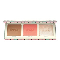 Cheery Cheeks Hoola Bronzer, Blusher & Highlighter Palette 22g, BENEFIT COSMETICS