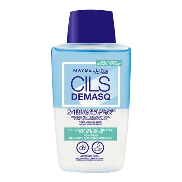 Cils Eye Make-up Remover 2 in 1, MAYBELLINE