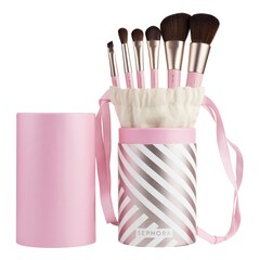 Set of 6 make-up brushes for eyes and face, SEPHORA COLLECTION