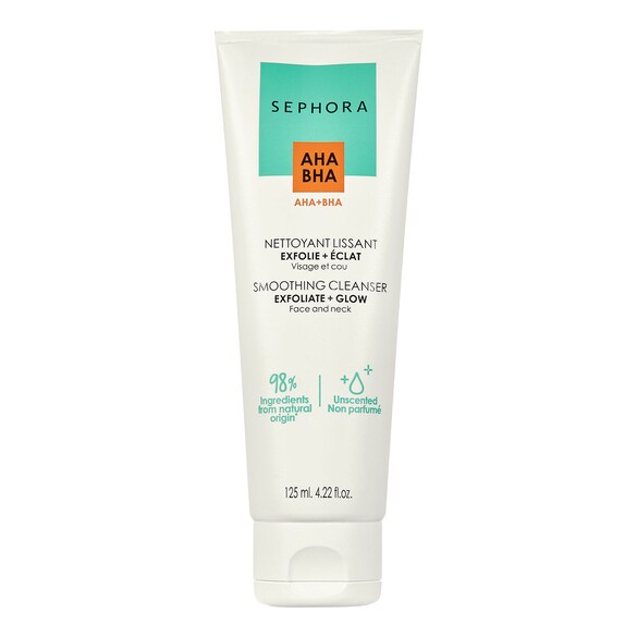 Smoothing cleanser exfoliates + radiance - Cleansing gel for face and neck, SEPHORA COLLECTION