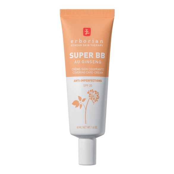 SUPER BB WITH GINSENG CLAIR - High covering Anti-imperfections care, Erborian