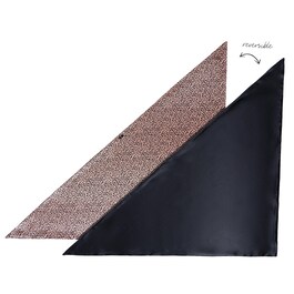 Pure Silk Hair Wrap Wild Leopard