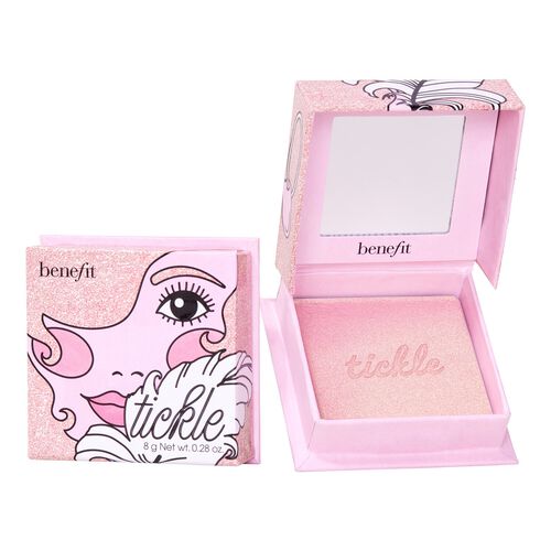 Benefit Cosmetics - Tickle Highlighter - πούδρα χρυσό ροζ