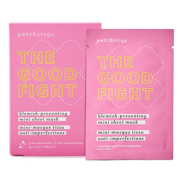 The Good Fight blemish-preventing mini sheet mask, Patchology