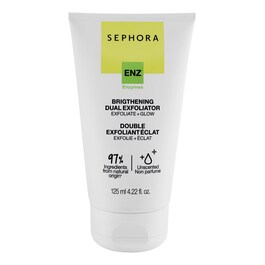 Brightening dual exfoliator - exfoliates + radiance