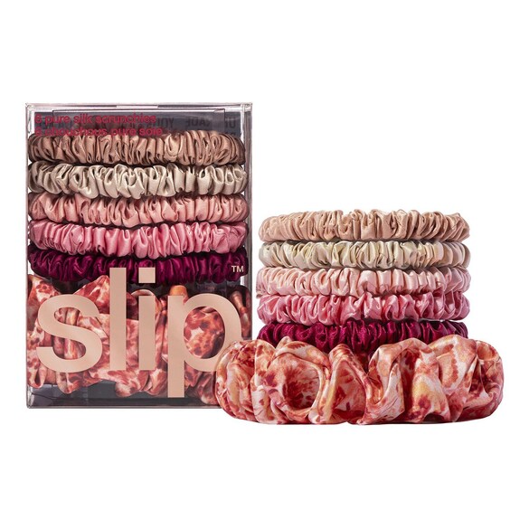 Pure Silk Scrunchies – Flora Set, Slip