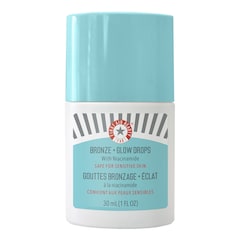 Bronze + Glow Drop - Σταγόνες Μαυρίσματος + Λάμψης με Νιασιναμίδη, First Aid Beauty