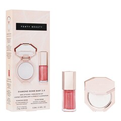 Diamond Bomb Baby Mini Lip Gloss & Highlighter Set Makeup, FENTY BEAUTY