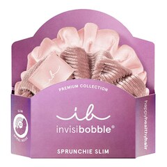 Sprunchie Slim Premium La Vie en Rose Hair Scrunchies, INVISIBOBBLE