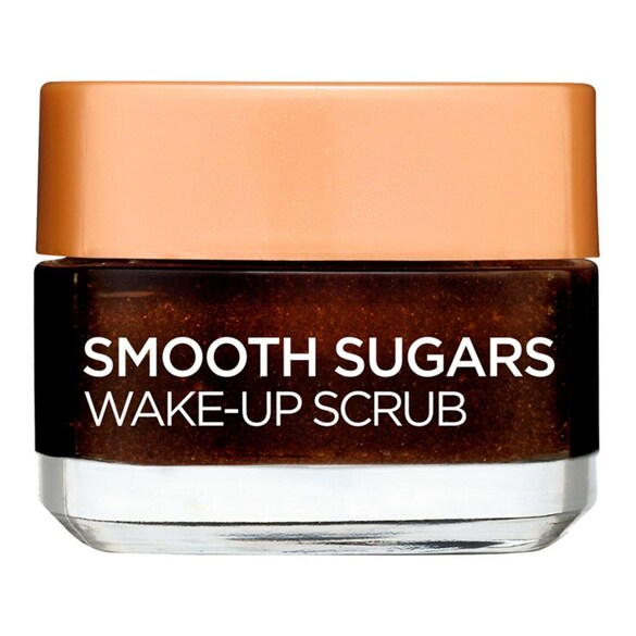 SMOOTH SUGARS SCRUB ΕΝΕΡΓΟΠΟΙΗΣΗΣ ΓΙΑ ΠΡΟΣΩΠΟ & ΧΕΙΛΗ, ΜΕ ΕΚΧΥΛΙΣΜΑΤΑ ΚΑΦΕ, L'oreal Paris