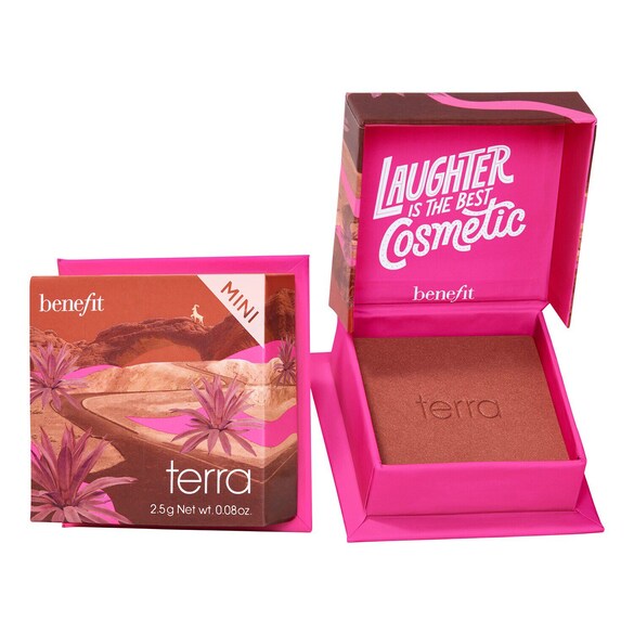Terra WANDERful World Blush Powder - travel size mini, BENEFIT COSMETICS