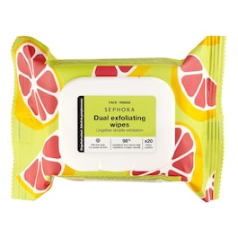 Dual Exfoliating Wipes Grapefruit Extract + Fruit Acids