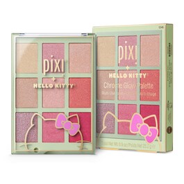 Pixi + Hello Kitty Chrome Glow Palette - Multi-use face palette