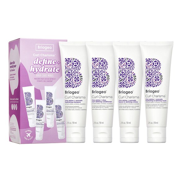 Curl Charisma™ - Define + Hydrate Hair Care Minis, BRIOGEO