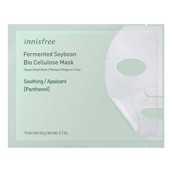 Fermented Soybean Bio Cellulose Mask - Soothing [Panthenol], Innisfree