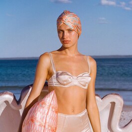 slip pure silk turban - τουρμπάνι slip από καθαρό μετάξι