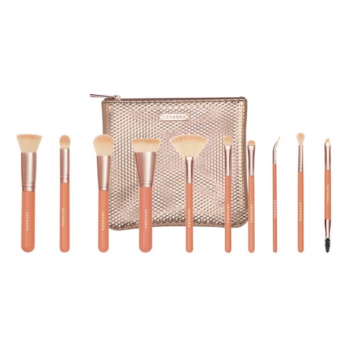 Sephora Collection – Experienced Brush Set – Face and Eye Makeup Brush Set