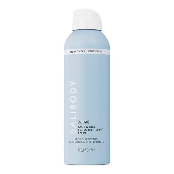 Face & Body Sunscreen Spray SPF50+, Bali Body