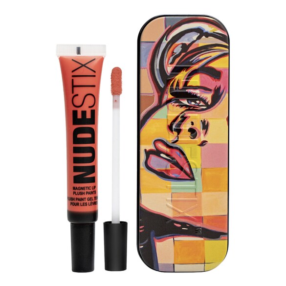 Magnetic Lip Plush Paint - Gel Teinté pour les lèvres, NUDESTIX