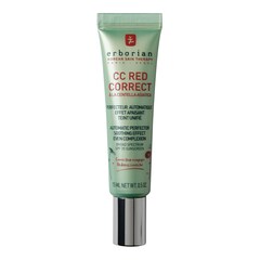 CC Red Correct - Automatic Perfector Soothink effect even complexion Travel size, ERBORIAN