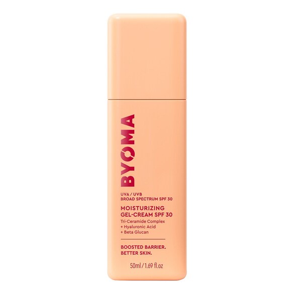 SPF 30 Gel Moisturiser - Gel Hydratant Visage SPF30, BYOMA