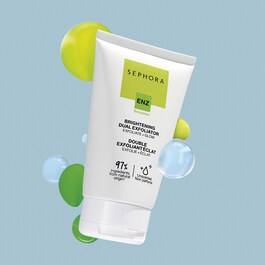 Brightening dual exfoliator - exfoliates + radiance