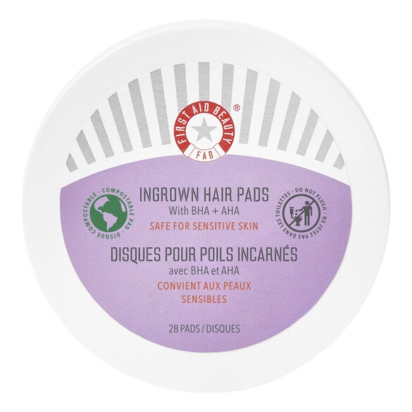 Ingrown Hair Pads - Δίσκοι για τρίχες που γυρίζουν προς τα μέσα x60 , First Aid Beauty