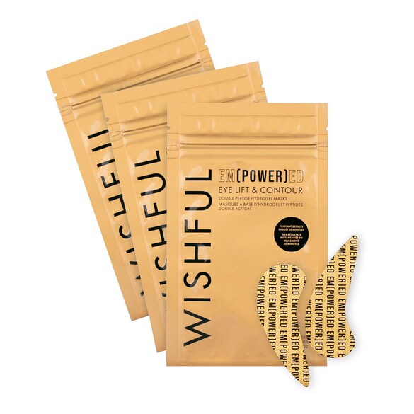 Empowered Eye Lift & Contour Double Peptide - Hydrogel Eyes Masks, Wishful