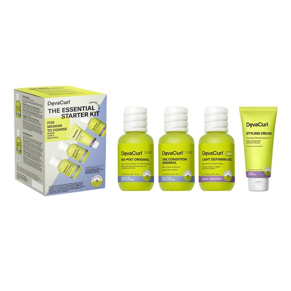 The Essential Starter Kit - For Medium To Coarse Curls, Devacurl