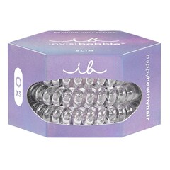 Slim Premium Crystal Clear Hair Scrunchies, INVISIBOBBLE