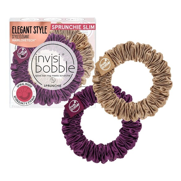 Sprunchie Slim The Snuggle Is Real - Hair accessorize set, Invisibobble