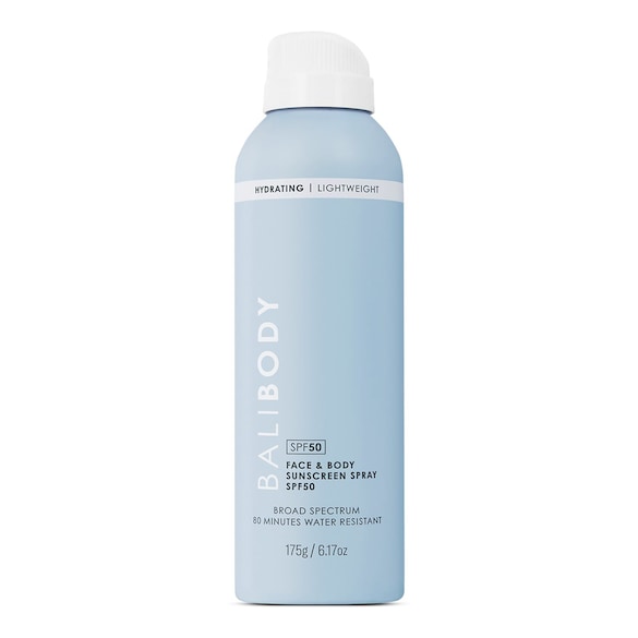 Face & Body Sunscreen Spray SPF50+, Bali Body