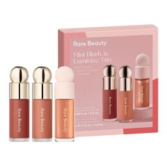 Set Mini Blush & Luminize Trio - Μίνι ρουζ & highlighter, Rare Beauty