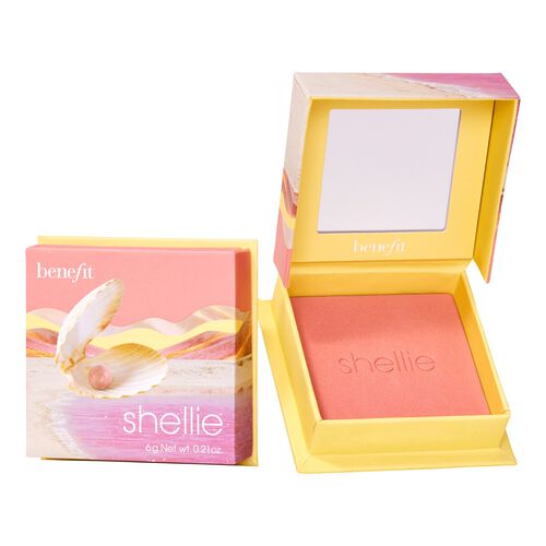 Benefit Cosmetics - Shellie WANDERful World Blush- πούδρα γλυκό ροζ όστρακο ρουζ