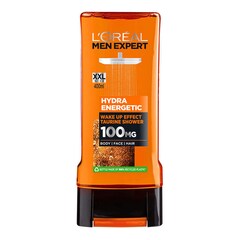 Men Expert - Hydra Energetic Wake-Up Effect Taurine Shower Gel, L'OREAL PARIS