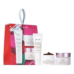 Trio of cleansing and moisturizing treatments - Face care set, FRESH